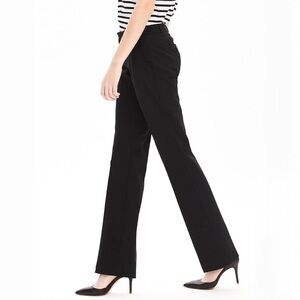 BANANA REPUBLIC Logan Trouser-Fit Lightweight Wool Black Pants Sz 2